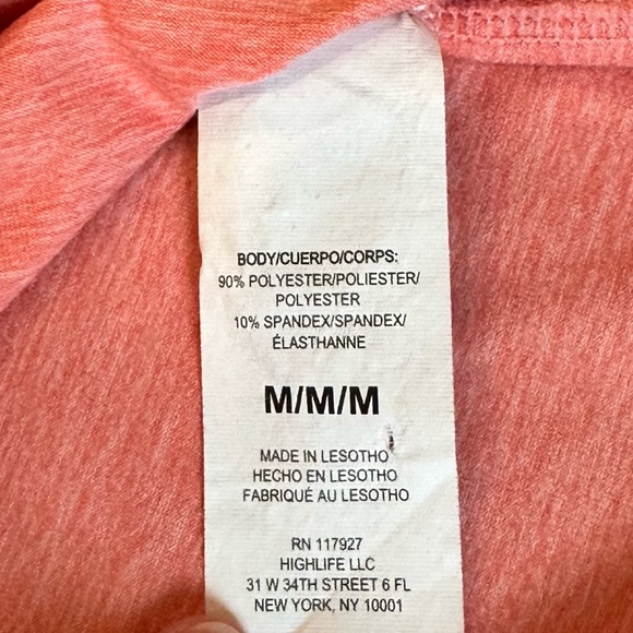 Reebok Womens Lightweight Long Sleeve Hooded Pullover Peachy-Pink Size Medium - Picture 9 of 13